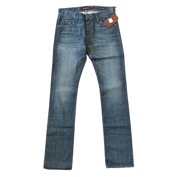 Raven Denim Vic Slim Straight Denim Jeans in Alloy Size 29 x 34 NWT $199 - Picture 4 of 10